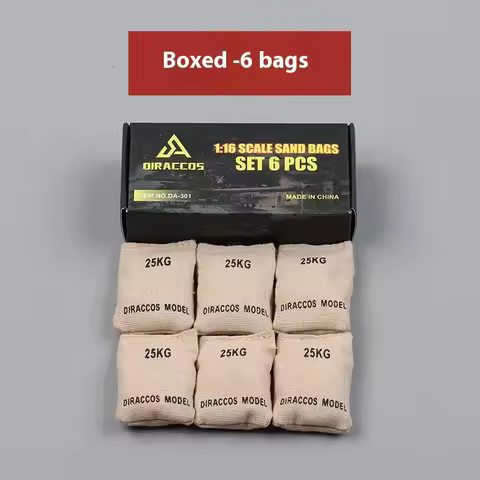 Sandbag Earthbags Model for 1/16 Heng Long RC Tanks 1/14 Radio Control Car Truck
