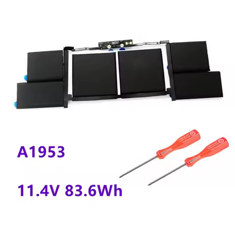 A1953 Laptop Battery for APPLE MacBook Pro 15" A1990 touchbar 2018 2019 EMC 3215 MC3359 MR962LL 11.4