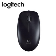 【logitech 羅技】M100r 有線光學滑鼠-黑色