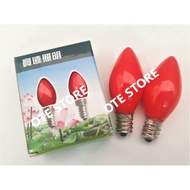 E12 1W LED CILI BULB (2PCS/PKT) (RED/WHITE)