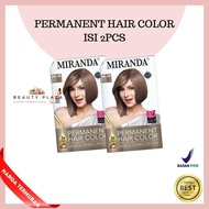 MIRANDA Hair Color MC20 Smokey Ash 30ml  x 2pcs Box Brown