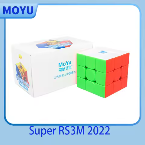 [JudyCube] MOYU Super RS3M 2022 Maglev 3x3 Magnetic Magic Speed Cube Stickerless Professional RS3 M 