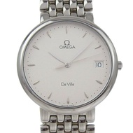【日本直送】歐米茄 OMEGA De Ville 腕錶 cal.1432 7520.31 不鏽鋼 石英 指針式顯示 白色錶盤 中性尺寸【二手】