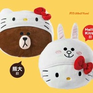 預購2/17發貨 7-11 Hello Kitty x LINE 共度美好食光 絨毛玩偶抱枕 一組2入