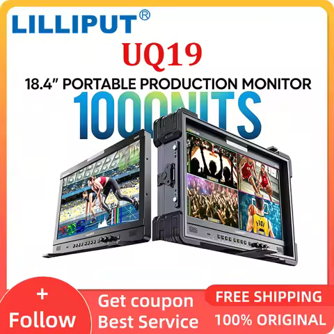 LILLIPUT UQ19 Camera Monitor 18.4inch 8K HDR Display 1000Nits Director Monitor for Making Video Movi