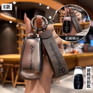 Retro Metallic Texture Gray New Style Smart Car Key Fob Case Cover Keychain Keyless Remote Shell Hol