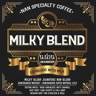 โรงคั่วกาแฟ น.น่าน เมล็ดกาแฟคั่วกลาง Milky Blend  Medium Roast สำหรับ Espresso &amp; Milk 250 กรัม