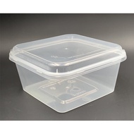 SQ 650 Square Disposable Plastic Food Container [ 50sets± ] TAGE TSQ 650 SQ650