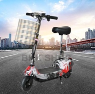 (อัพเกรดใหม่สุด) สกู๊ตเตอร์ไฟฟ้า Electric Scooter 24V ไฟหน้า LED ไม่ว่าจะเป็นผู้ใหญ่หรือเด็กก็สามารถขับขี่รถจักรยานไฟฟ้า สกูตเตอร์ไฟฟ้า E-Scooter ความจุของแบตเตอรี่ 24V20A-24/40A มอเตอร์ 350W รองรับน้ำหนัก 150 กิโลกรัม