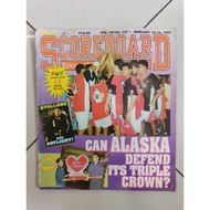 Vintage 1997 Scoreboard Sports Magazine - PBA Alaska Milkmen - Ginebra San Miguel Triple Basketball