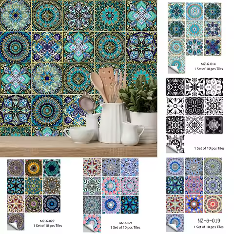 29 Style Matte Tile Wall Stickers Home Decoration For Living Room Kitchen Bathroom Floor Wallpaper S