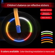 Bicycle Rim Tire Reflective Sticker Bicycle Accessories Night Warning Sticker Durable Motorcycle  Accessories Car Reflective Sticker 6 Colors Bike Wheel Sticker 【bluey】