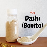 Dashi Bonito (Katsuo) 60 grams [HALAL] | Homemade Specially Crafted Fish Stock Powder - No MSG & Pre