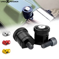 Motorcycle CNC Mirror Bolts Adaptor Rearview Hole Plug Covers Accessories For Vespa Sprint Primaver S150 LX125