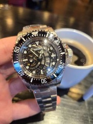 【訂製】44mm 鏤空鬼王Deepsea Seiko mod 採用精工NH70鏤空機械機芯 藍寶石玻璃面 904L精鋼 附送精美錶盒