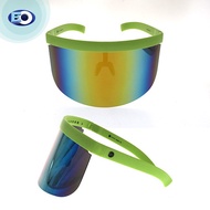 ♞EO The Shield Protective Glasses - Smoke Lens with Gradient Coloful Revo C11