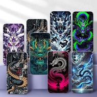 Dragon Soft Transparent Phone Case LG Lite Q510 Q92 Stylo 6 Stylo 7 V40 V50 V60 ThinQ Velvet G9 X St