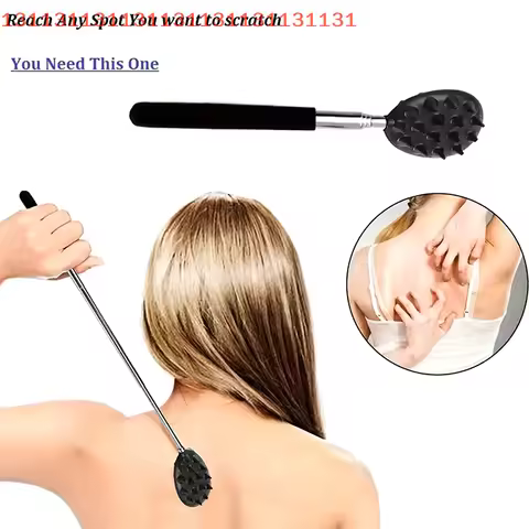 1Pcs Extendable Telescopic Back Scratcher Massager Kit - Itch Relief Massage Relaxation Tool
