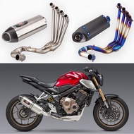 【 Ready Stock】It is suitable for Honda Honda cbr650r cb650r cb650f motorcycle refitting full exhaust pipe for 14-19 yea