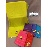 Towel microfibre ( serap air ) 65cm x 132cm