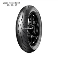 Paket Ban Motor Pirelli Diablo Rosso Sport 90 80 17 dan Diablo Corsa 2