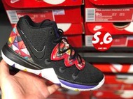 S.G NIKE KYRIE 5 PS CNY 新年 黑彩虹 籃球鞋 中童鞋 AQ2458-010