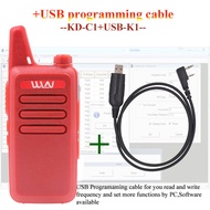 WFBMJ WLN KD-C1วอล์คกี้ทอล์คกี้ UHF 400-470 MHz 16ช่องเครื่องรับส่งสัญญาณมือถือแฮมวิทยุสื่อสารพกพาวิ