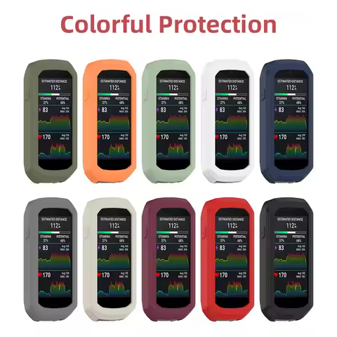 For Garmin edge 1050 Protector Cases + Glass Film Protective Cover Bike Bicycle Silicone Case Cover 