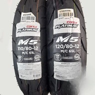 Package Stylo Motorcycle Tire Unit Ring 12 110/80 120/80 Corsa M5 Platinum Tubeless