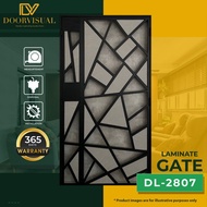 Laminate Gate – DL-2807 Laminate  Metal Gate For HDB / CONDO / BTO / LANDED HOUSE FLATS