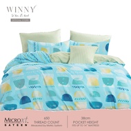 Winny Passionate MicroXT Sateen Comforter 5in1 Set |-650TC (Super Single / Queen)