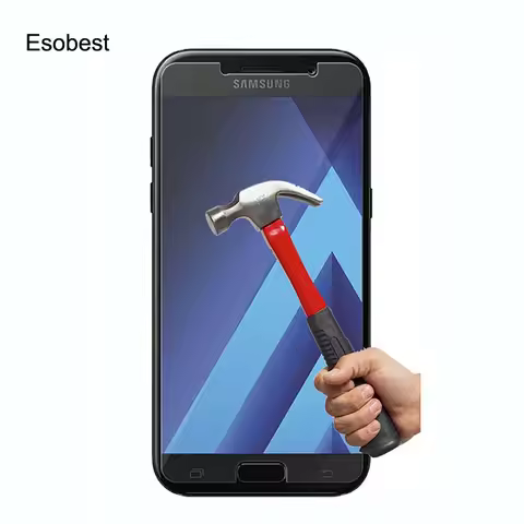 Esobest tempered glass screen protector film for Samsung Galaxy a3 a5 A7 J2 J3 J7 Z2 S8 2017 A8 glas