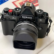 Metal Square Lens Hood With Adapter ring and Metal Cap For Nikon Z 28mm F2.8 / Z28mm F2.8 SE Z7II Z6