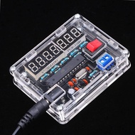 Frequency Meter,10MHz Frequency Meter DIY Kit Frequency Counter AVR Frequency with Shell Counter 0.0
