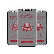 Sam A12/A13 5G/A23/A14 5G/A25 Full Curved Privacy Matte Ceramic Screen Protector