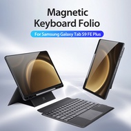 For Samsung TabS9Fe A9Plus Tablet Bluetooth Keyboard Protective Cover Magnetic Separation Backlight 