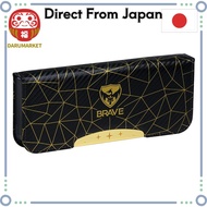 Sonic Pencil Case, Double-Sided, Slim, Brave, Polygon, Alrock, Black, FD-8704-D  [Direct From Japan]