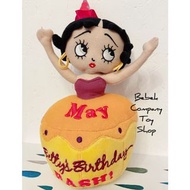 2013年 12吋/30cm Betty Boop universal studios 美女貝蒂 生日蛋糕 玩偶 絕版 二手玩具 貝蒂