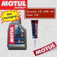 MOTUL Moto Scooter 4T 10W-40 & Scooter Gear Oil and Scooter Power LE 5W-40