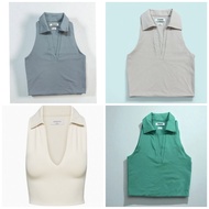 Aritzia Babaton Collared Top