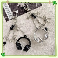 SIMPLESHOP Music Headphone Bag Charms, Y2K Hanging Headphone Charms, Bag Decoration Phone Strap