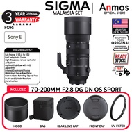 Sigma 70-200mm f/2.8 DG DN OS Sports Lens (Sony E) | SIGMA MALAYSIA 3 YEARS WARRANTY