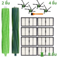 ถุงหูรูดกรองลูกกลิ้งสำหรับ iRobot Roomba S9 (9150) S9 + S9พลัส (9550) S ชุดหุ่นยนต์ดูดฝุ่นแปรงด้านข้