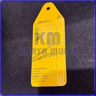GANTUNGAN Dhl Boeing 757 Airplane Logo Keychain Yellow Airplane Accessories - KM