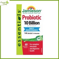 Jamieson - 純天然益生菌 100 億 60 粒 (包裝隨機提供)[平行進口] 腸道胃健康消化免疫力雙歧桿菌 此日期前最佳:2026年11月30日