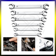 CR-V Oil Pipe Flare Nut Wrench Spanner 6mm to 27mm Combination Open End Spanner Hand Tool Oil Pipe M