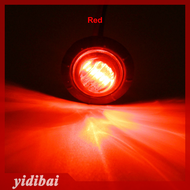 yidibai 1ชิ้น24โวลต์3LED 3 4 รถพ่วงรอบเครื่องหมายด้านข้างสีเหลืองสีขาวสีแดงสำหรับรถบรรทุกไฟกวาดล้างไฟเลี้ยวรถบรรทุก