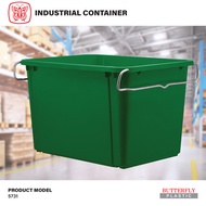 Plastic Stackable Industrial Storage Crate With Handle (L635mm X W425mm X H400mm) Plastic Storage Cr