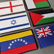 ISRAEL Palestine Country Flags Patch Iron On Sew On EMBROIDERED PATCH Arm Badge