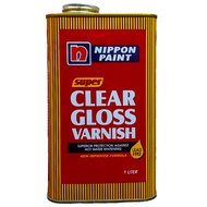 Nippon Paint Super Clear Gloss Varnish ( Valspar ) - 1L